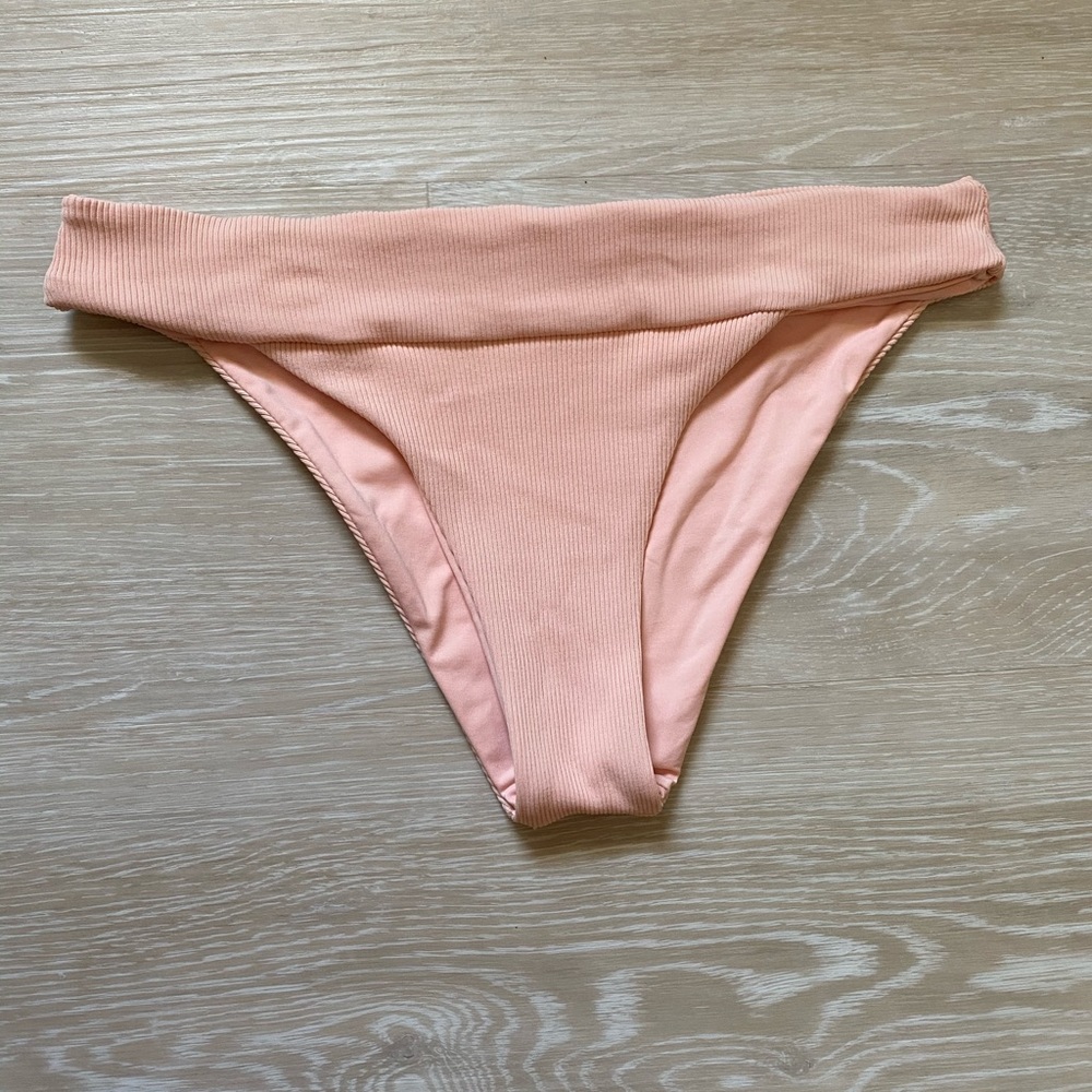 Lspace ribbed Veronica bikini bottoms